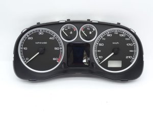 Licznik Tablica Zegarów Peugeot 307 9636708880 E 05