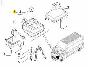 Moduł BSM 1349946080 Citroen Jumper Peugeot Boxer 2006> Oryginał Nowy