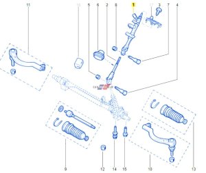 Kolumna Kierownicza 8200729615 Master Movano Interstar