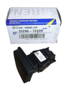 Włącznik Świateł Awaryjnych 252907372R Renault Clio IV Captur Zoe Oryginał Nowy