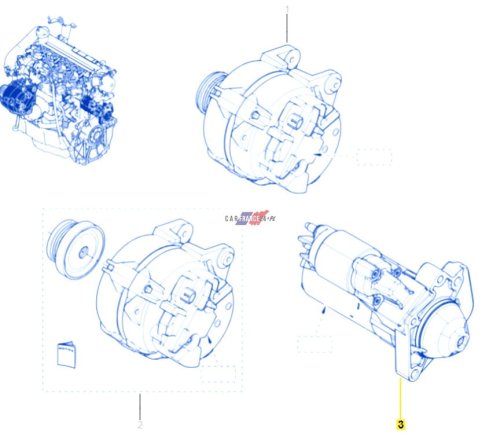 Rozrusznik Oryg. 2330000Q0F Laguna 3 Scenic 3 1.5DCI