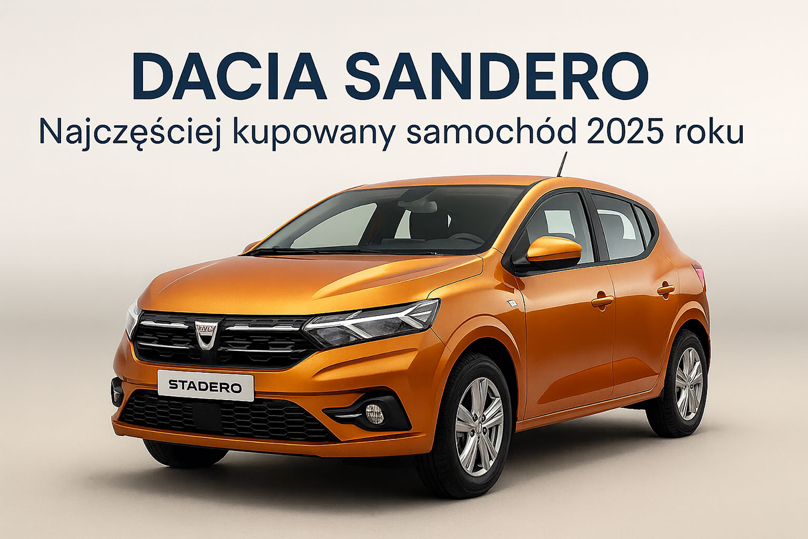 Dacia Sandero – najczęściej kupowany model 2025 roku