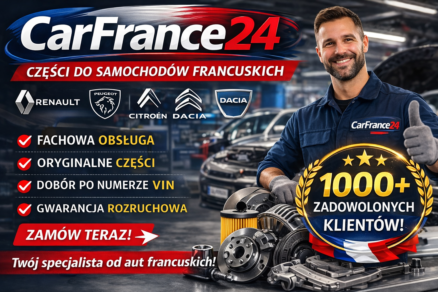 Dlaczego warto kupować w CarFrance24? Sprawdź, co wyróżnia nasz sklep
