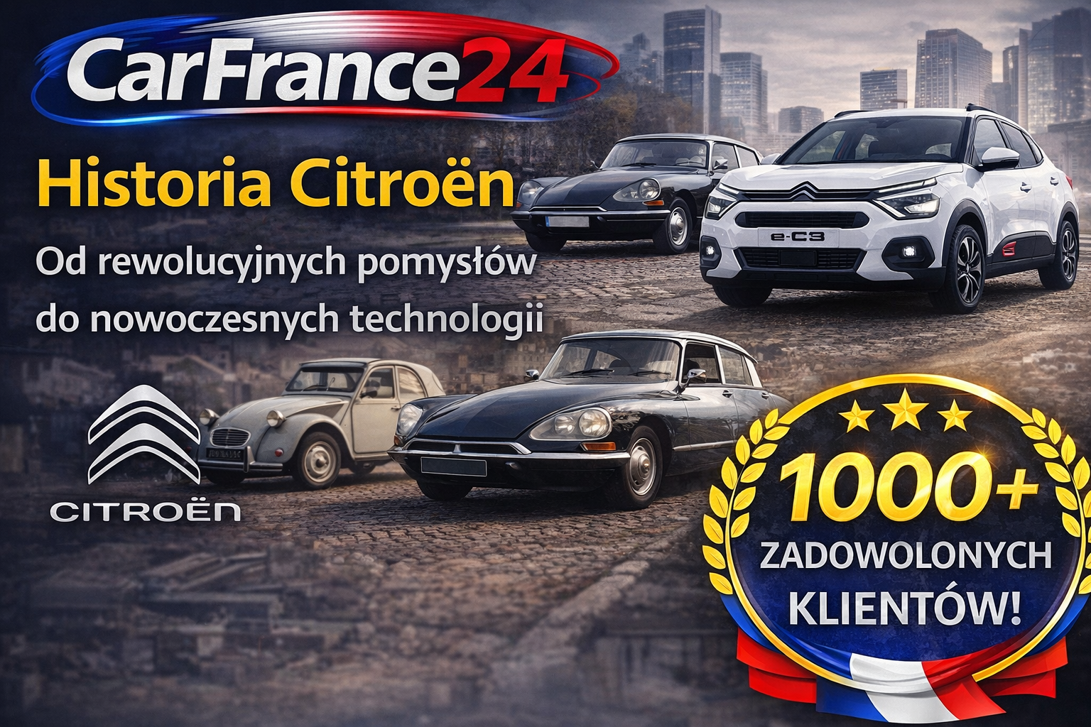 Marka Citroën jest jedną z najbardziej innowacyjnych firm w historii motoryzacji. Od momentu powstania na początku XX wieku firma słynęła z odważnych pomysłów, nowoczesnych technologii oraz nietypowych rozwiązań konstrukcyjnych.