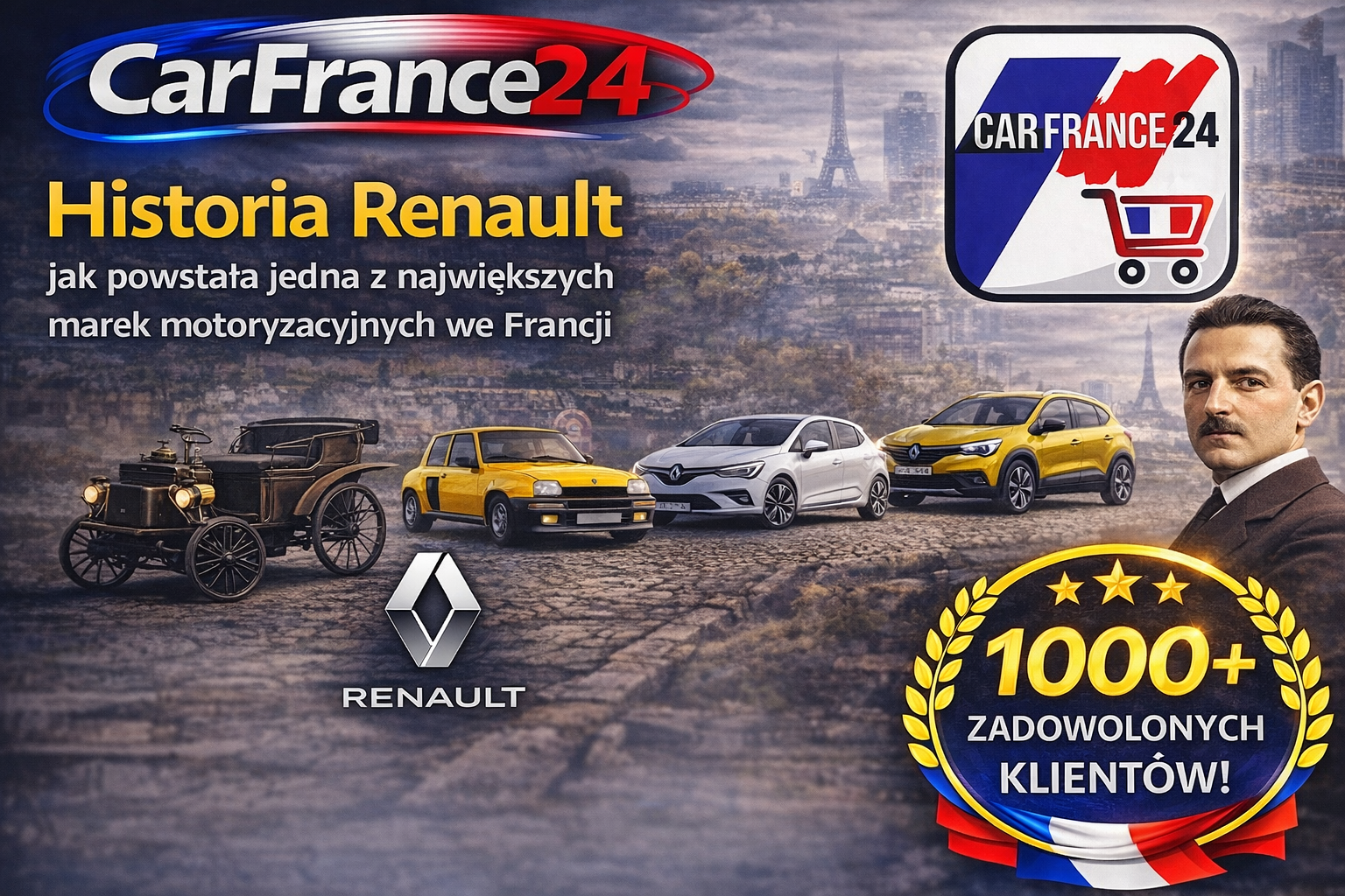 Historia Renault – jak powstała jedna z największych marek motoryzacyjnych we Francji
