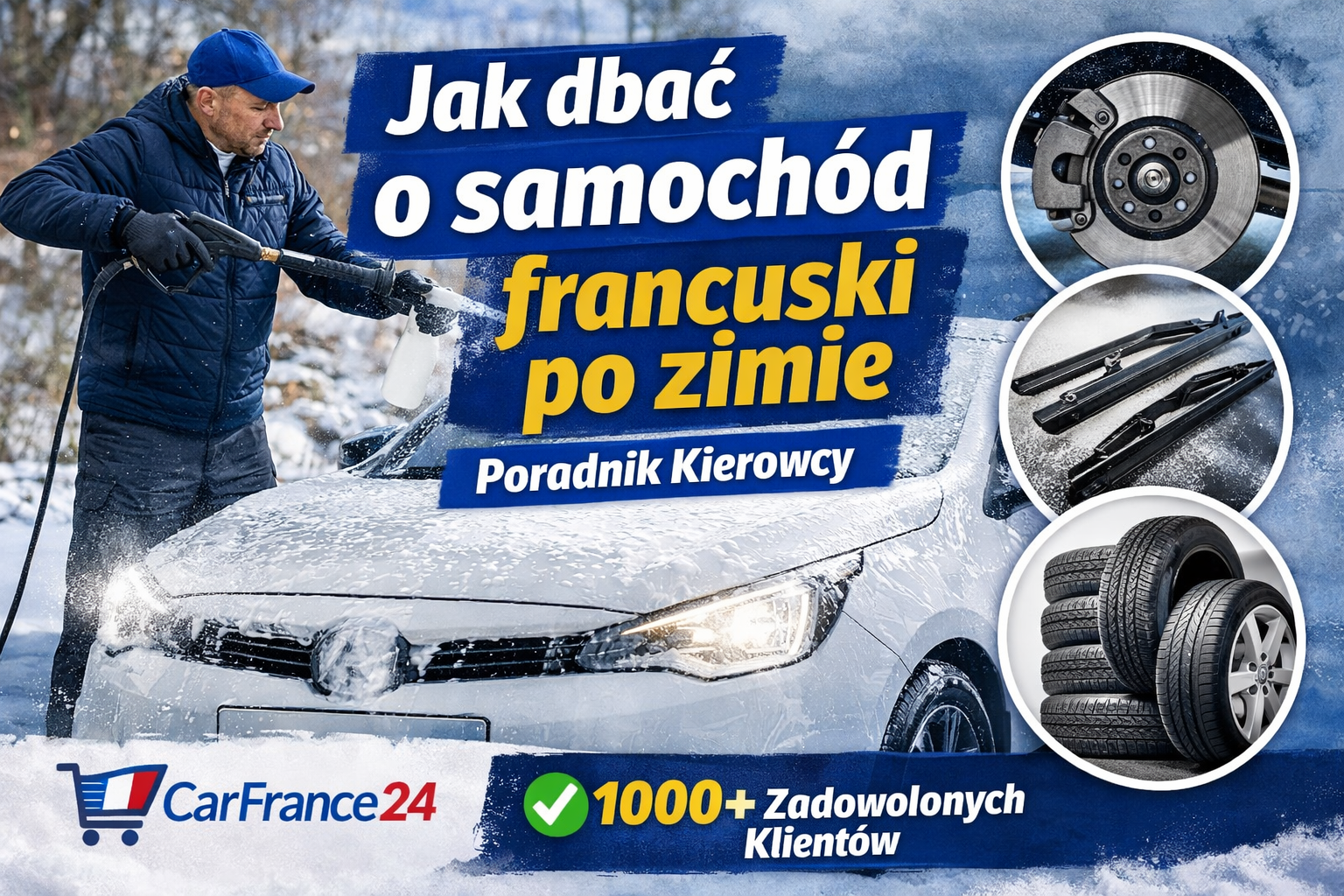Jak dbać o samochód francuski po zimie – poradnik kierowcy