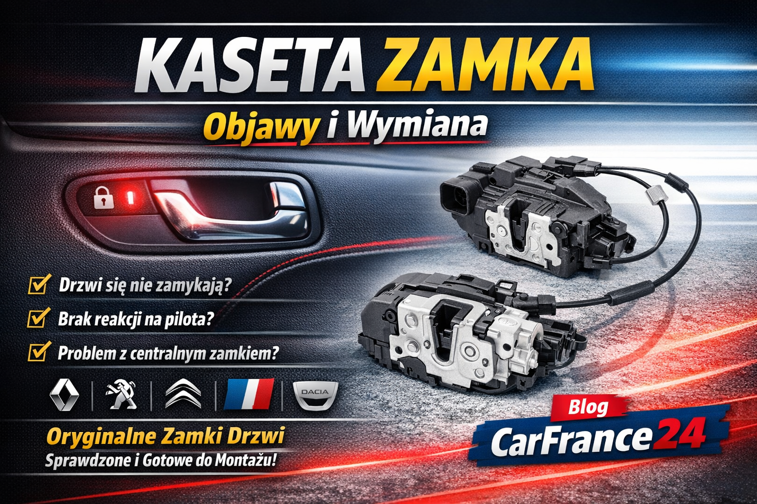 Kaseta zamka – objawy uszkodzenia i kiedy wymienić?