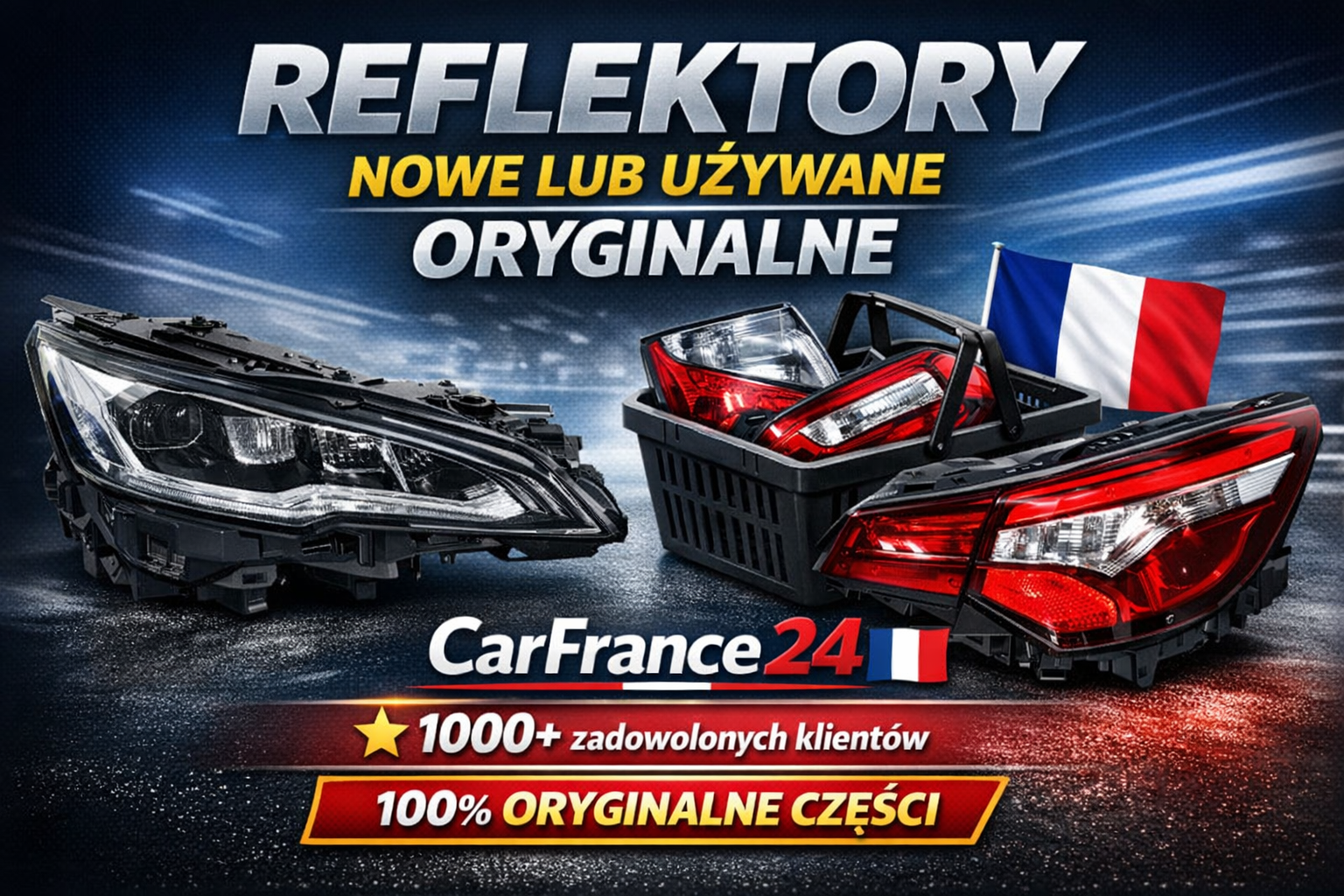 Reflektory samochodowe – nowe czy używane oryginalne? Co wybrać?