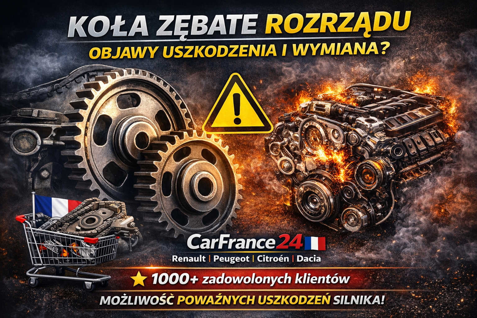 Koła zębate rozrządu – objawy uszkodzenia i kiedy wymienić?
